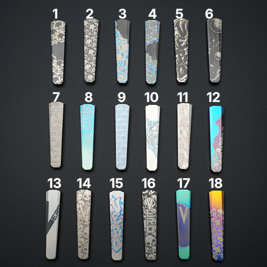 Laser/Ano Lynch Titanium Clips