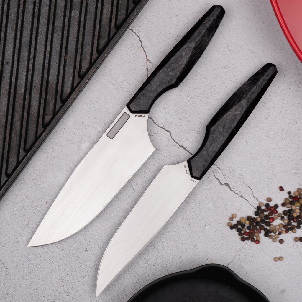 Couteau de chef en inox forgé SILVER PRÉCISION - Veo shop