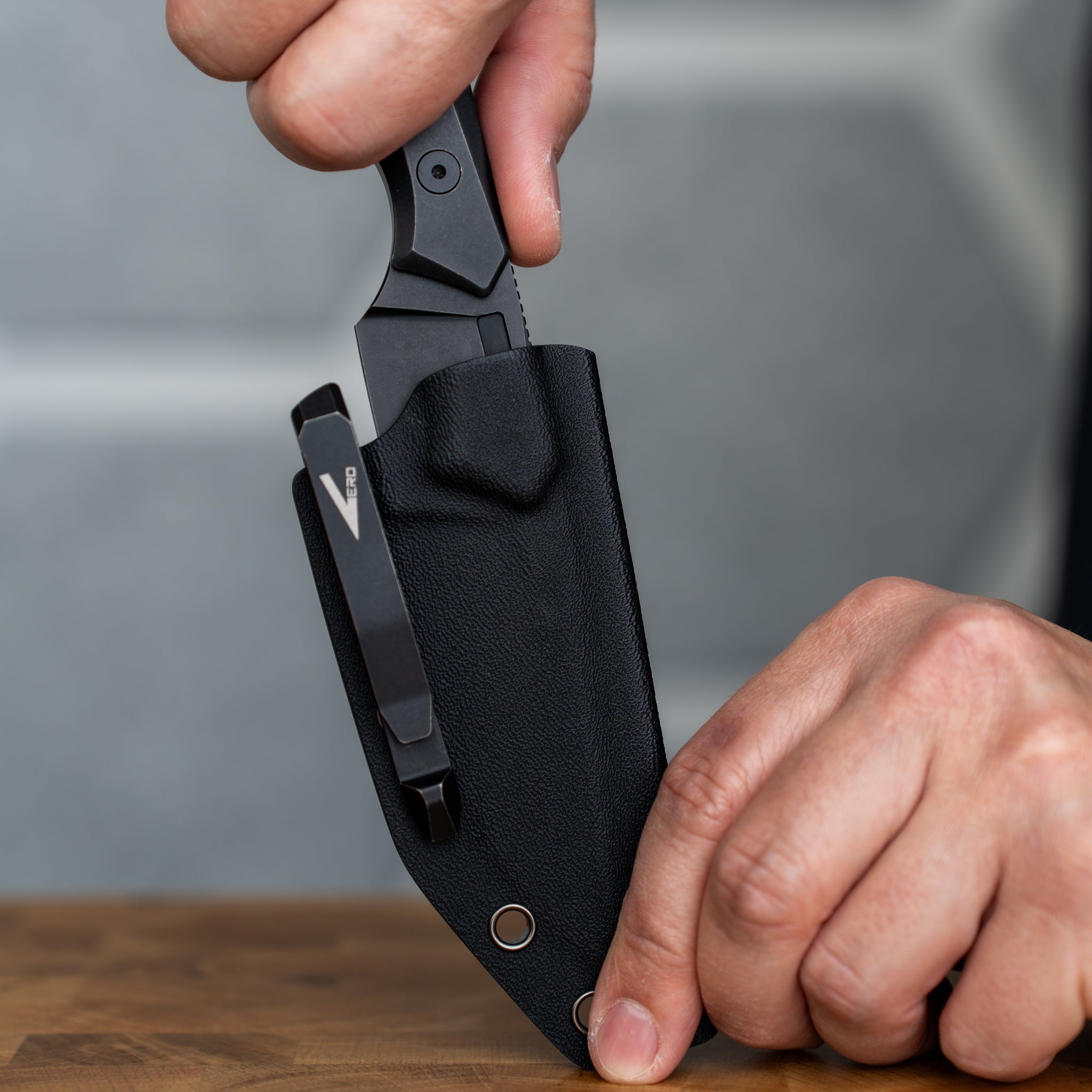 Add On Clip for Fixed Blade Sheath - Fixed Blade Knife Hardware - Vero Engineering