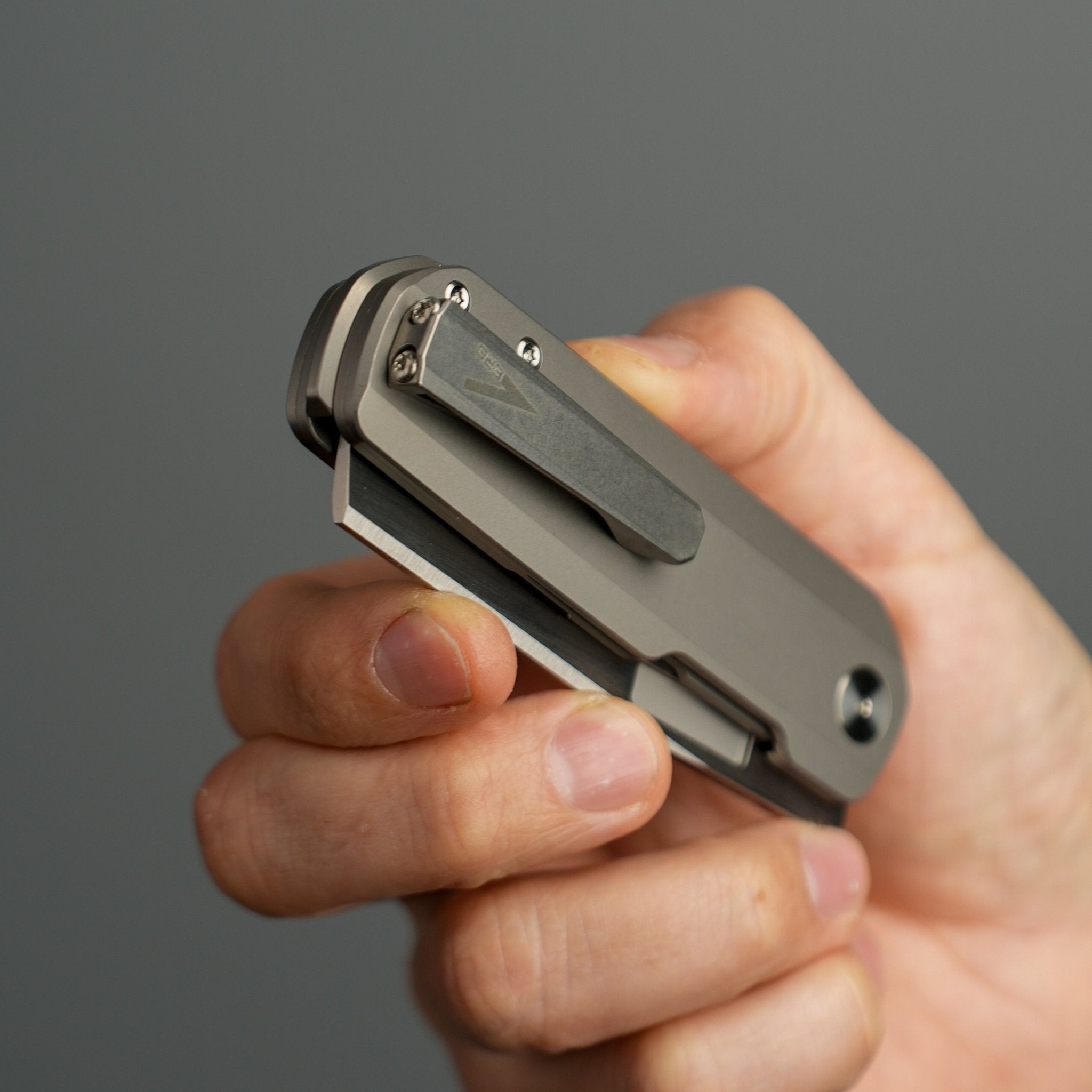 Lynch Titanium Clip - Folding Knife Hardware - Vero Engineering