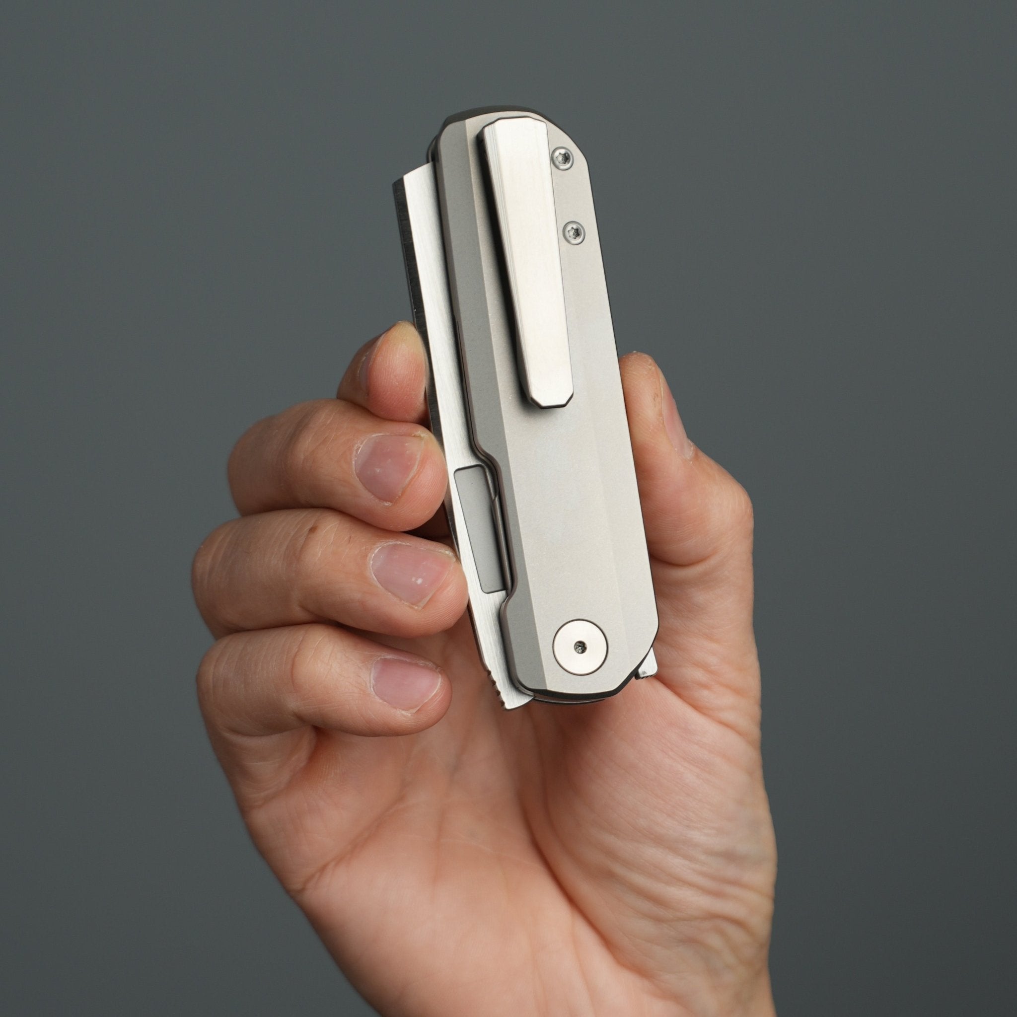 Lynch Titanium Clip - Folding Knife Hardware - Vero Engineering