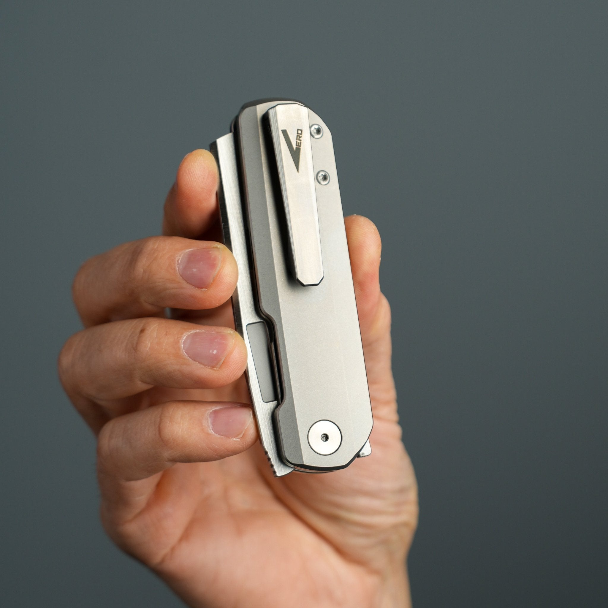 Lynch Titanium Clip - Folding Knife Hardware - Vero Engineering