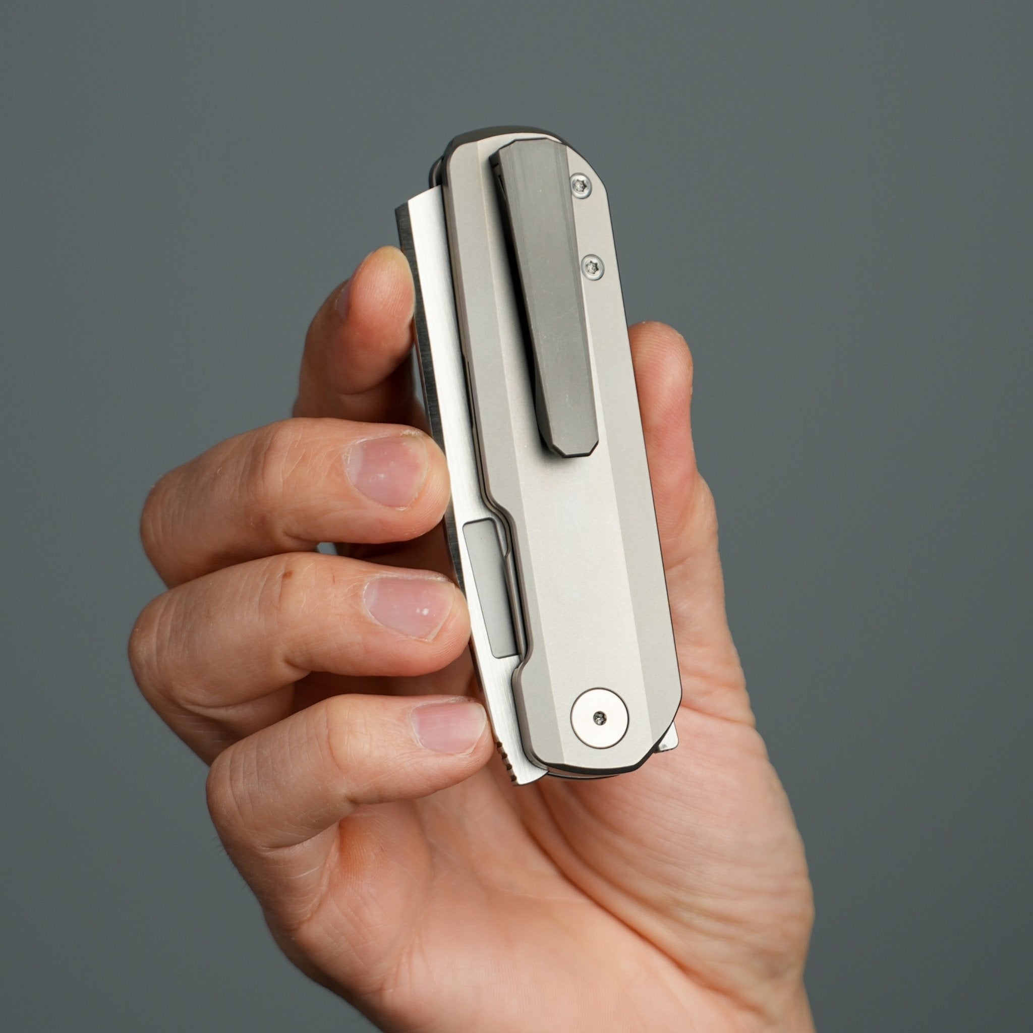 Lynch Titanium Clip - Folding Knife Hardware - Vero Engineering