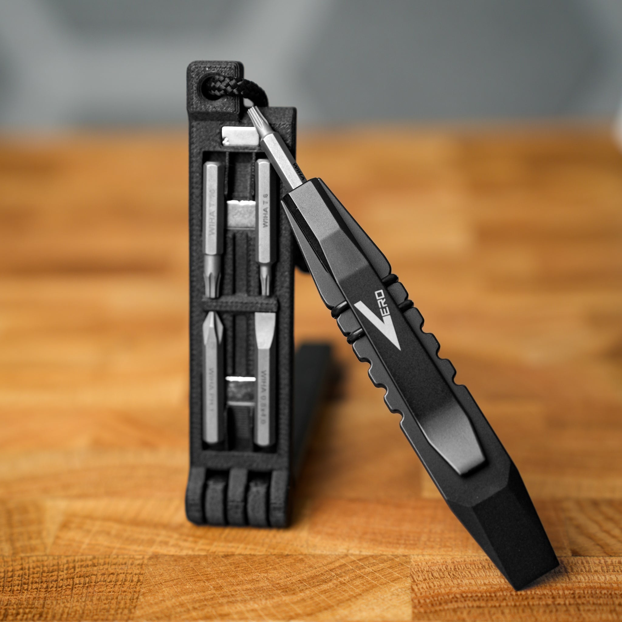 Vortex Lite Bit Case - No bits - Pocket Tool Hardware - Vero Engineering