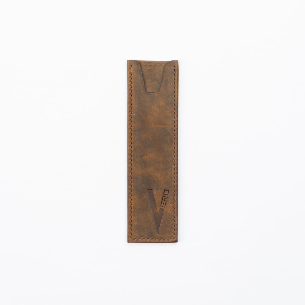Vero Fulcrum Leather Slip [Brown Full-sized]